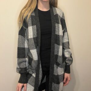 American Eagle Outfitters Plaid Cardigan